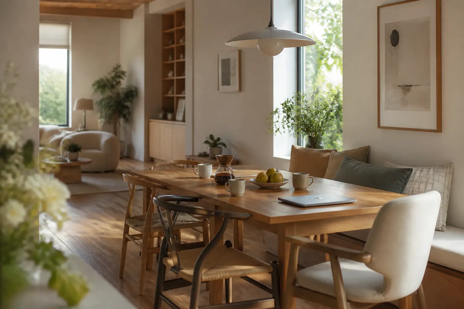 eethoek als centrale plek in huis